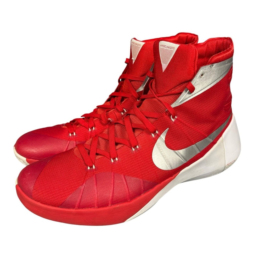 Nike Hyperdunk 2015 Crimson Men's‎ 16 Basketball Sneaker 812944-601 Hi-top Shoe